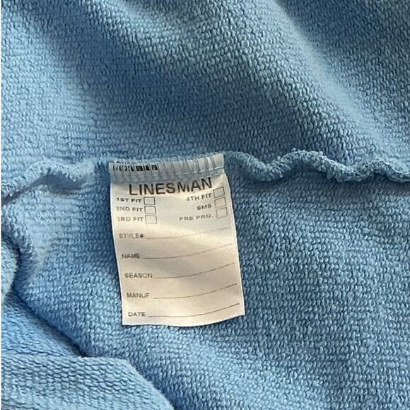 Frank & Eileen Mini James Hooded Dress Size Small Bright Baby Blue Triple Fleece - Picture 8 of 8